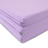Turnmatte klappbar 180 x 60 x 6 cm LILA Weichbodenmatte