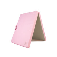 Turnmatte klappbar 200 x 70 x 8 cm PINK/BEIGE...