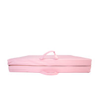 Turnmatte klappbar 200 x 70 x 8 cm PINK/BEIGE Weichbodenmatte