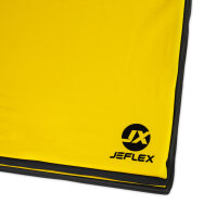 Foldable Sports Mat 210 x 100 x 8 cm YELLOW/BLACK