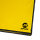 Foldable Sports Mat 210 x 100 x 8 cm YELLOW/BLACK