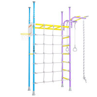 Klettergerüst ClimbMaxx M3 blau-lila-gelb