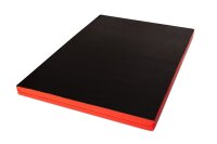 Turnmatte 150 x 100 x 8 cm ROT/SCHWARZ Weichbodenmatte