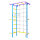 Wall Bars ClimbMaxx M5 Blue-Purple-Yellow