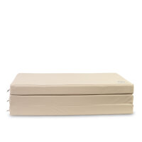 Turnmatte klappbar 150 x 100 x 8 cm BEIGE Weichbodenmatte