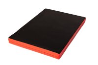 Turnmatte 100 x 70 x 8 cm ROT/SCHWARZ Weichbodenmatte