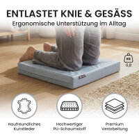 Knee & Seat Cushion 50x50x8cm Grey