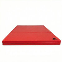 Turnmatte klappbar 150 x 100 x 8 ROT/SCHWARZ cm Weichbodenmatte