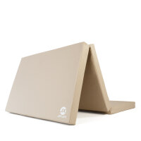 Jeflex Foldable Sports Mat 210 x 100 x 8 cm beige