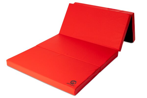 Foldable Sports Mat 200 x 100 x 8 cm RED/BLACK