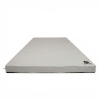 Foldable Sports Mat 210 x 100 x 8 cm GREY/BLACK