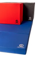 Foldable Sports Mat 250 x 100 x 8 cm RED/BLACK