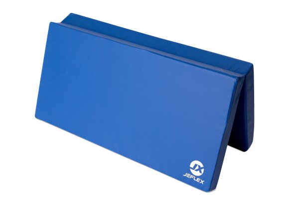 Foldable Sports Mat 100 x 100 x 8 cm BLUE