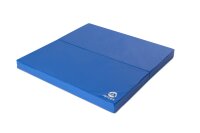 Foldable Sports Mat 100 x 100 x 8 cm BLUE