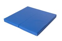 Foldable Sports Mat 100 x 100 x 8 cm BLUE