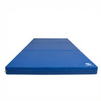 Turnmatte klappbar 210 x 100 x 8 cm BLAU Weichbodenmatte