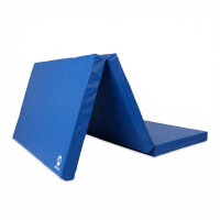 Turnmatte klappbar 210 x 100 x 8 cm BLAU Weichbodenmatte