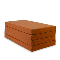 Foldable Sports Mat 200 x 100 x 8 cm BROWN