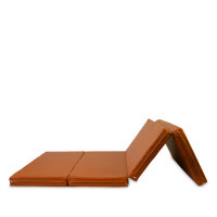 Foldable Sports Mat 200 x 100 x 8 cm BROWN
