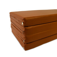 Foldable Sports Mat 200 x 100 x 8 cm BROWN