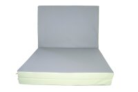 Turnmatte klappbar 210 x 100 x 8 cm GRÜN/GRAU Weichbodenmatte