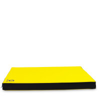 Turnmatte 100 x 70 x 8 cm GELB/SCHWARZ Weichbodenmatte