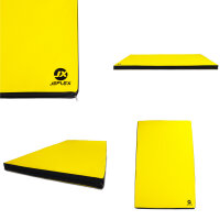 Sports Mat 200 x 100 x 8 cm YELLOW/BLACK