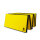 Foldable Sports Mat 250 x 100 x 8 cm YELLOW/BLACK