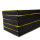 Foldable Sports Mat 250 x 100 x 8 cm YELLOW/BLACK